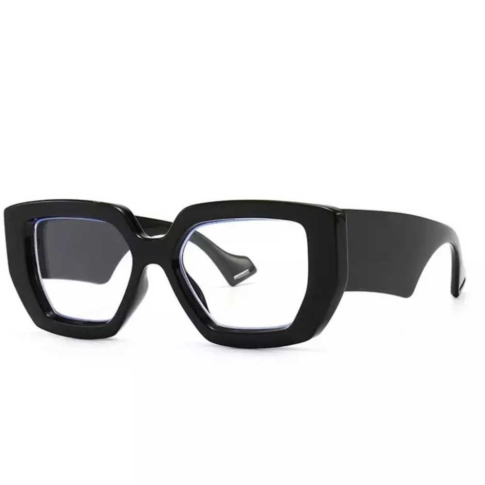 Black oversized frames